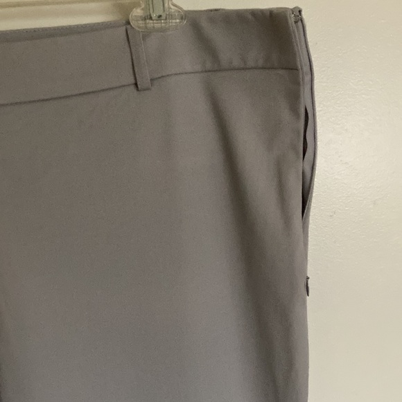 Light Grey Pants with Side Zipper By Alfani size 16 - Picture 2 of 9